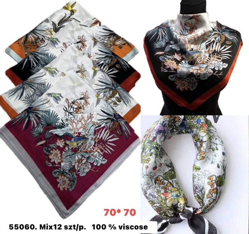 Chuska damskie Roz Standard,  Mix kolor Paczka 12 szt